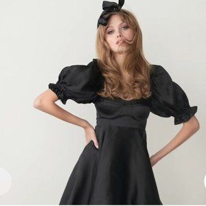 2X Caviar Silk Satin Full Cup Parliament Dress EUC